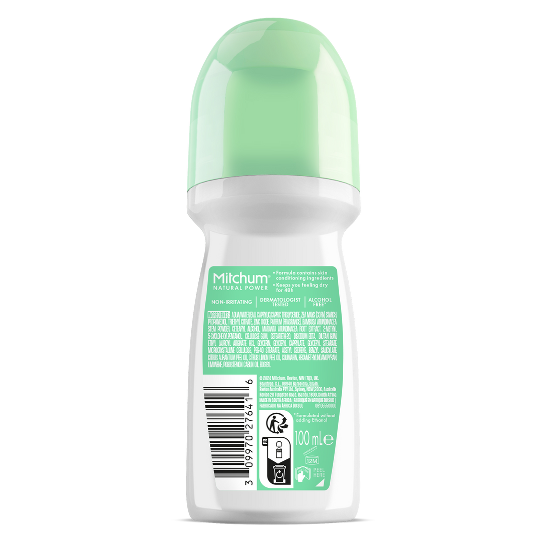 MITCHUM Women 24H Natural Power Roll-On Coconut 100ml