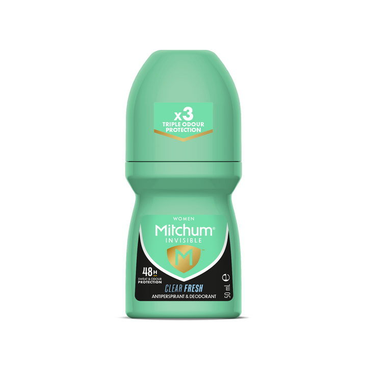 MITCHUM Women 48H Roll-On Clear Fresh Invisible 50ml - AU