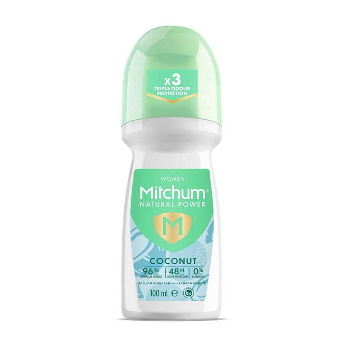 MITCHUM Women 24H Natural Power Roll-On Coconut 100ml