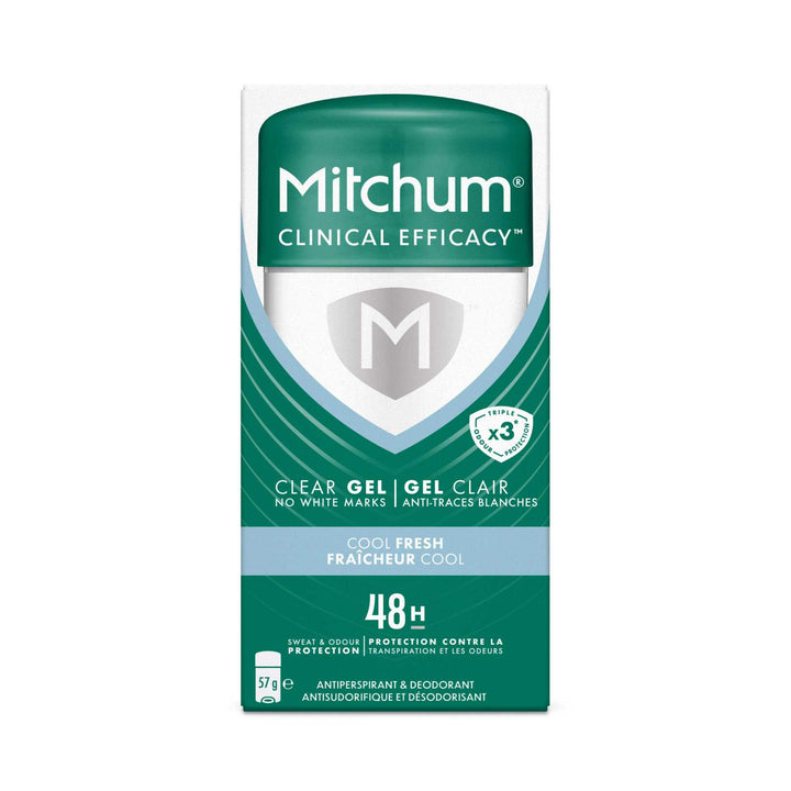 MITCHUM Men 48H Clinical Efficacy Clear Gel Cool Fresh 57gr
