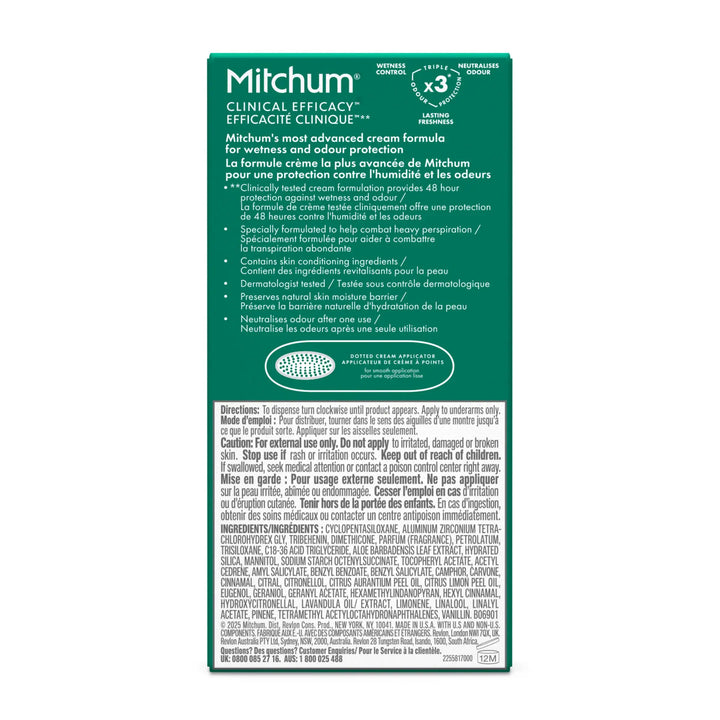 MITCHUM Men 48H Clinical Efficacy Soft Solid Sport 45gr